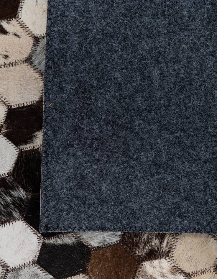 Detail image of  2' x 3' 1 Cowhide Leather Rug