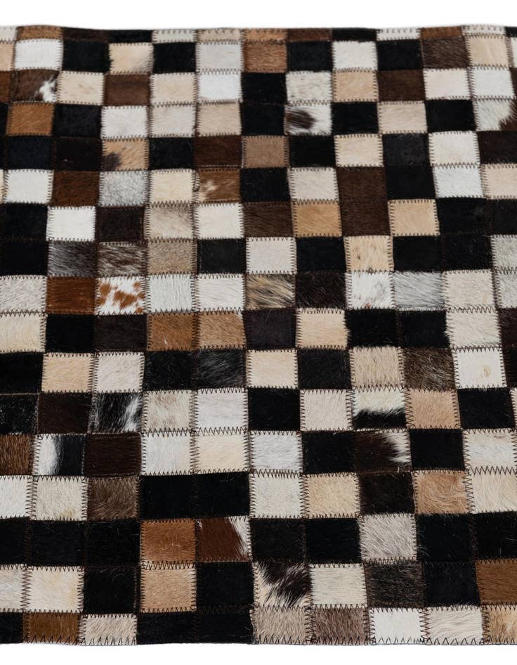 Detail image of  2' x 3' Cowhide Leather Rug