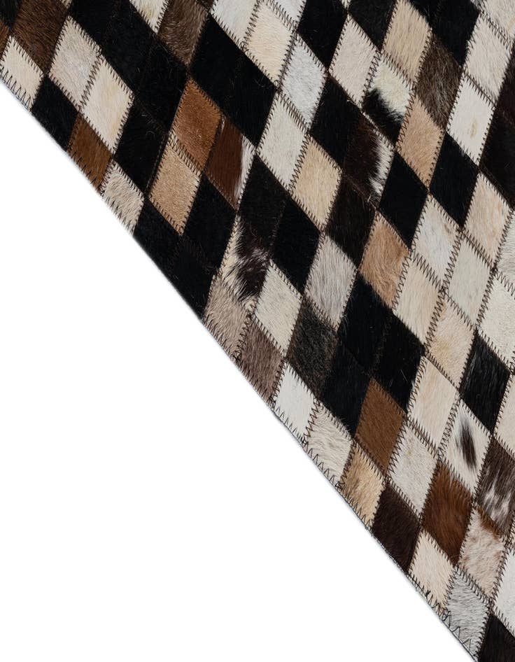 Detail image of  2' x 3' Cowhide Leather Rug