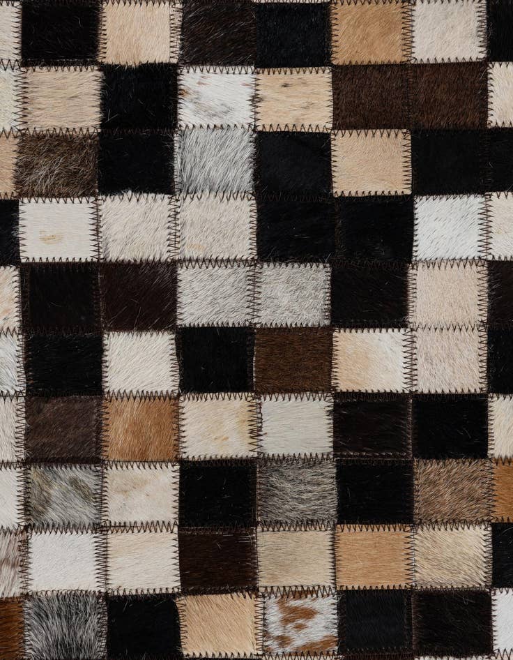 Detail image of  2' x 3' Cowhide Leather Rug