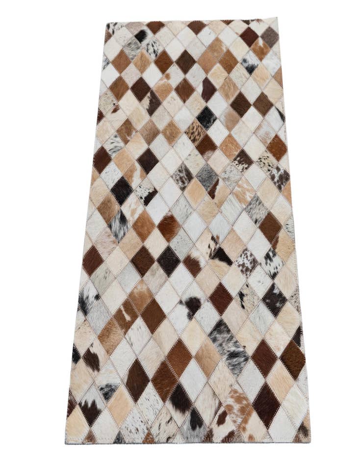 Detail image of  2' x 3' Cowhide Leather Rug