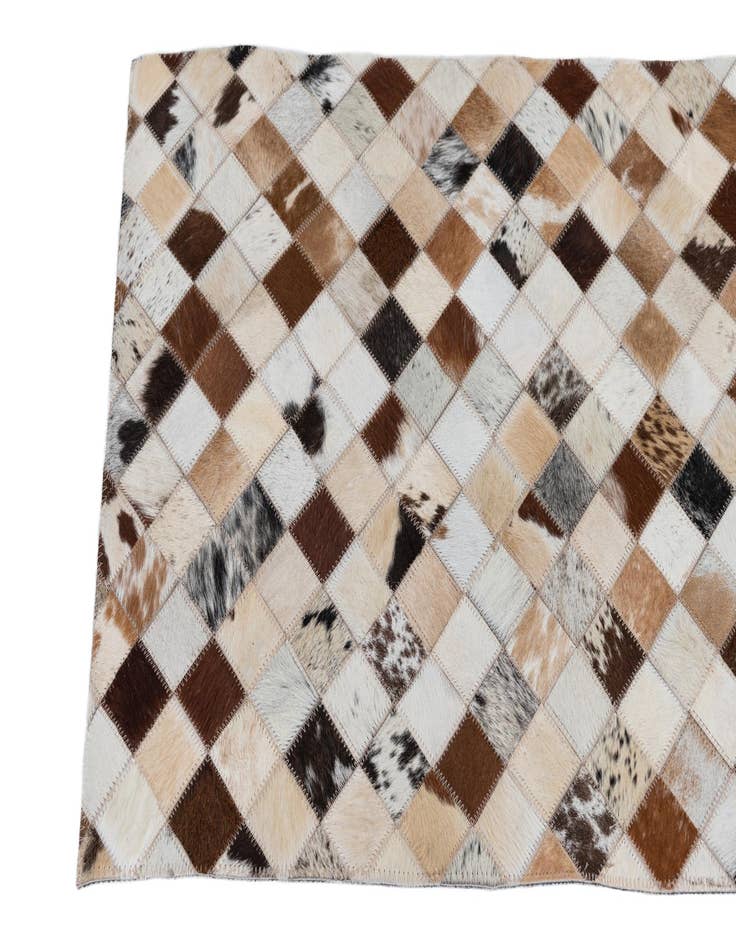 Detail image of  2' x 3' Cowhide Leather Rug