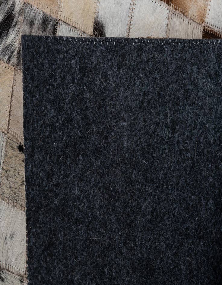 Detail image of  2' x 3' Cowhide Leather Rug