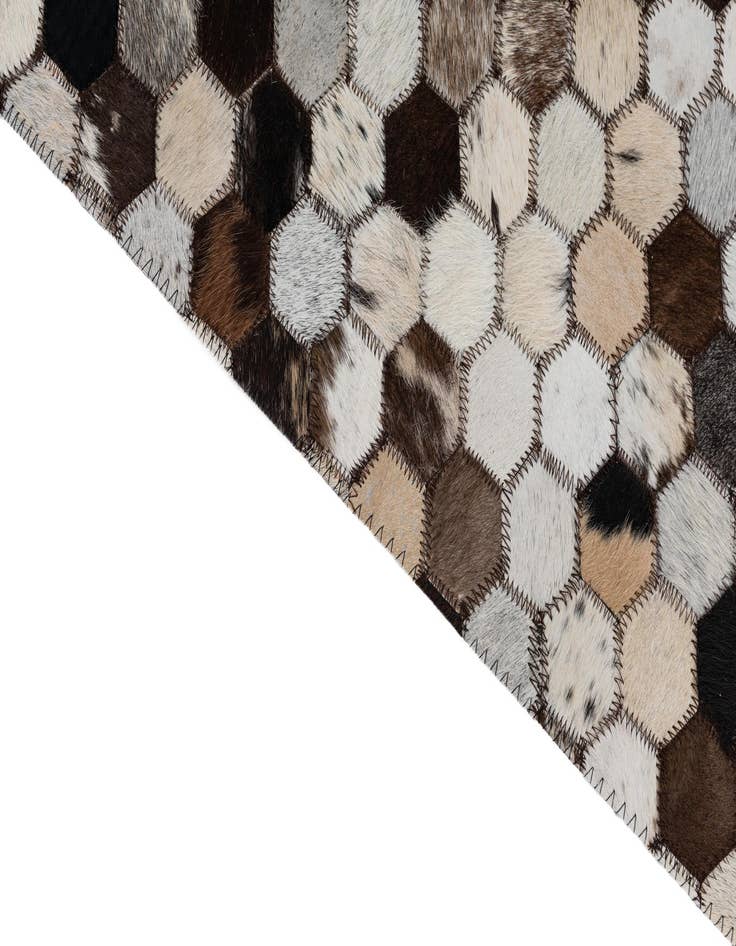 Detail image of  2' x 3' 1 Cowhide Leather Rug