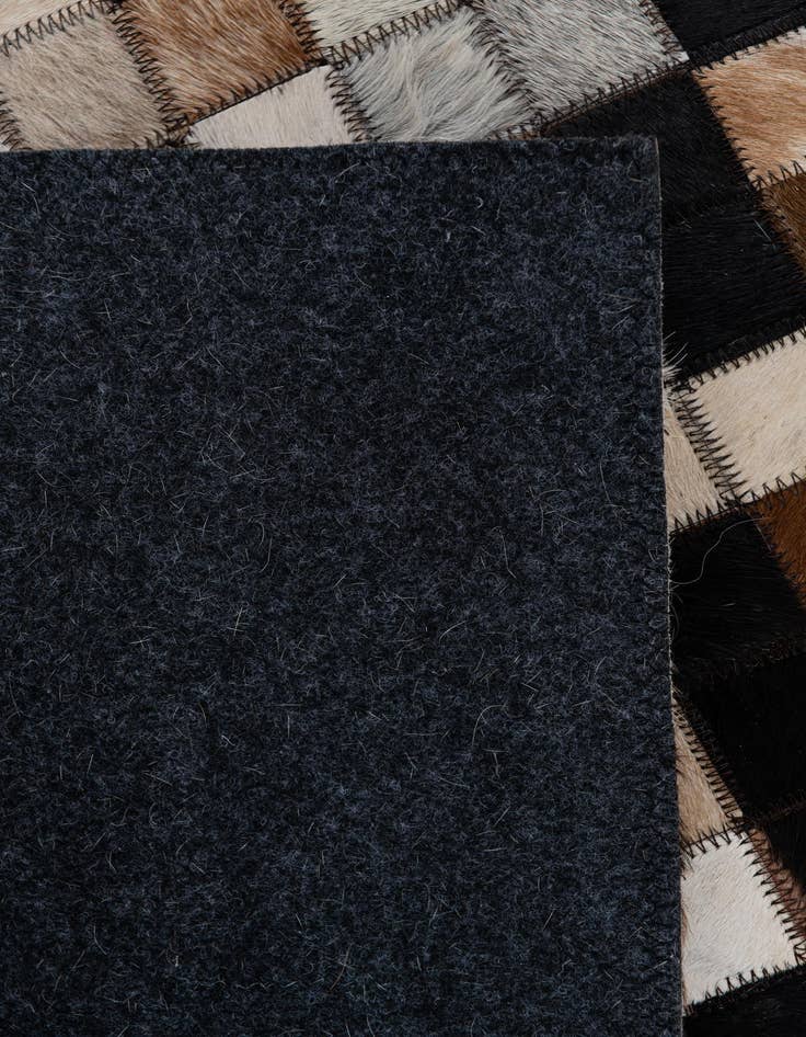 Detail image of  2' x 3' 1 Cowhide Leather Rug