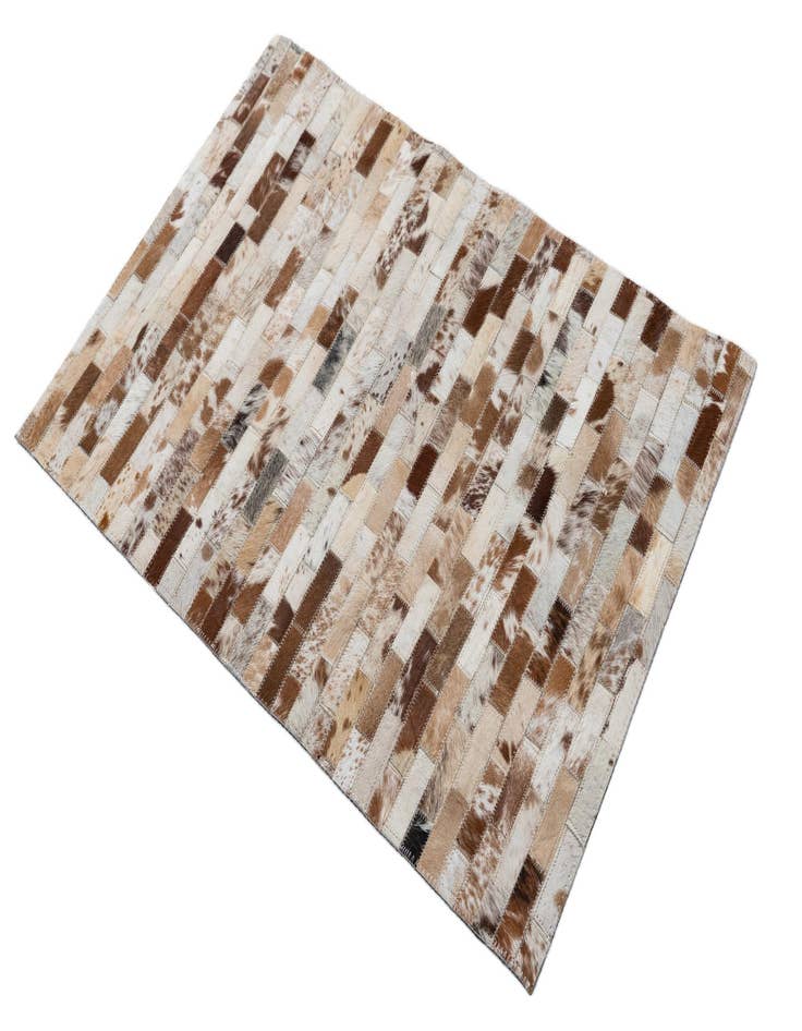Detail image of  2' x 3' Cowhide Leather Rug