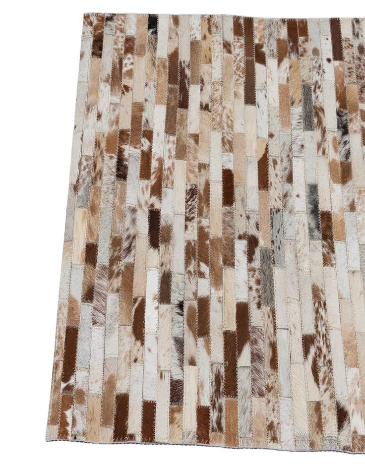 Detail image of  2' x 3' Cowhide Leather Rug