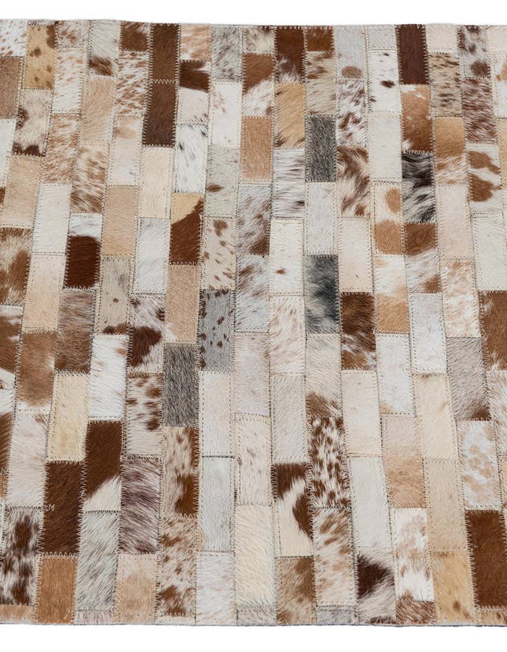 Detail image of  2' x 3' Cowhide Leather Rug