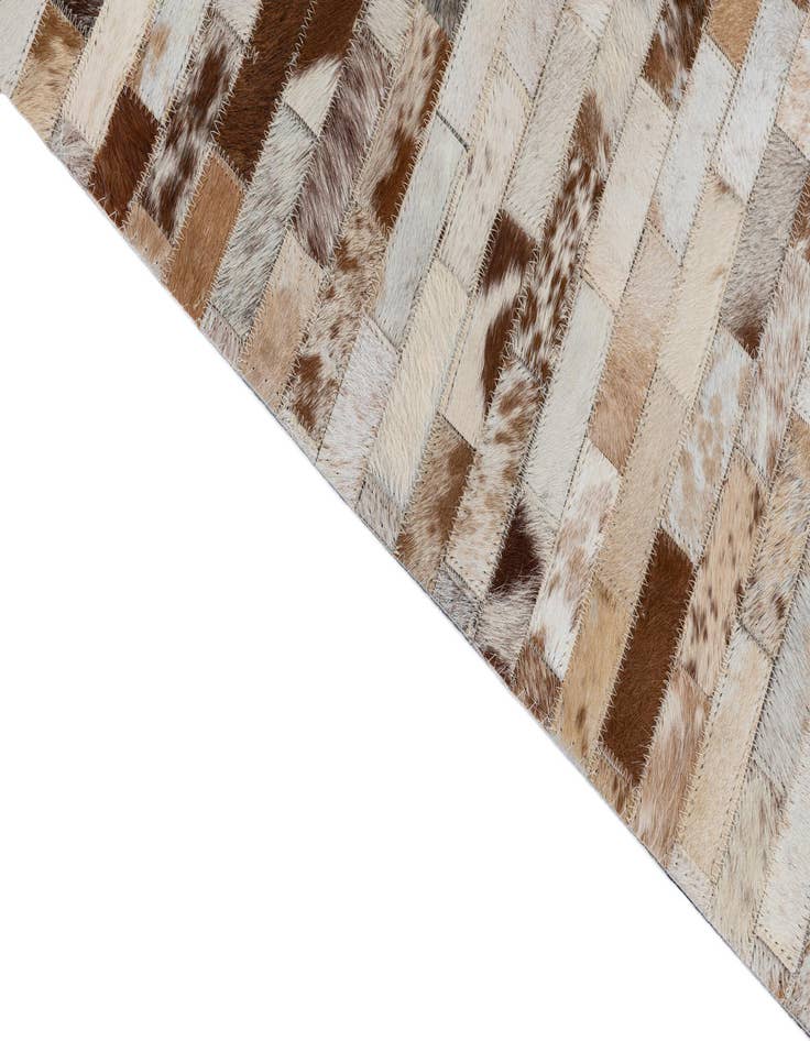 Detail image of  2' x 3' Cowhide Leather Rug