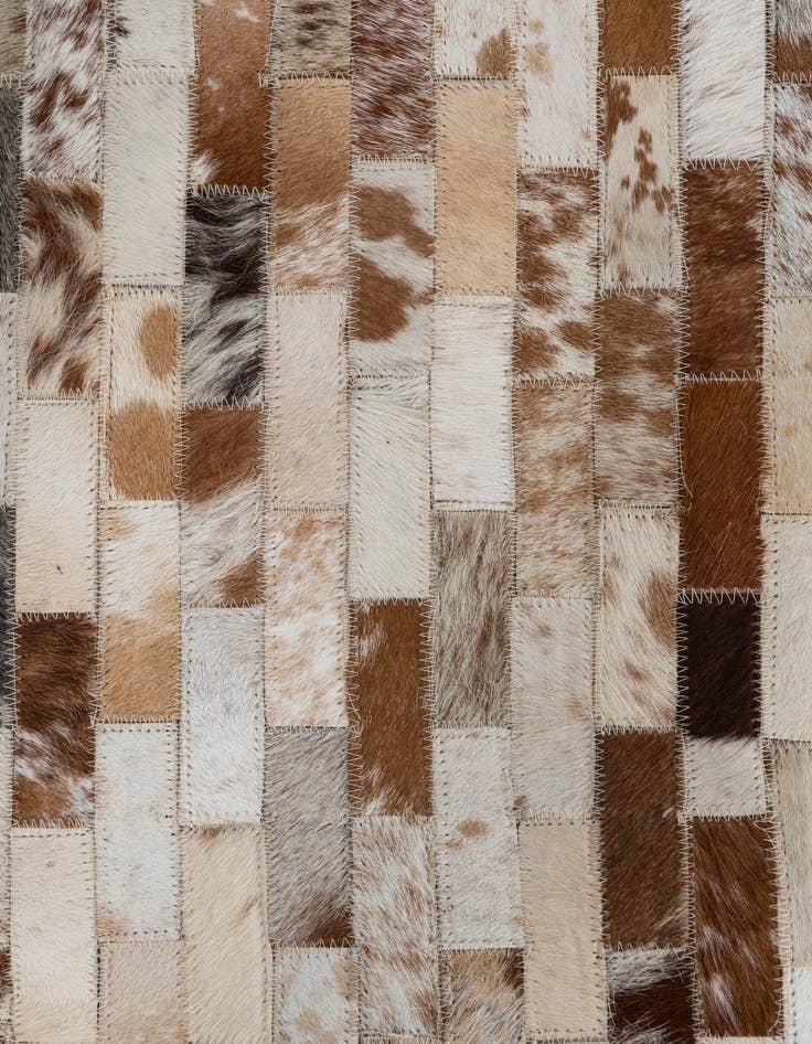 Detail image of  2' x 3' Cowhide Leather Rug