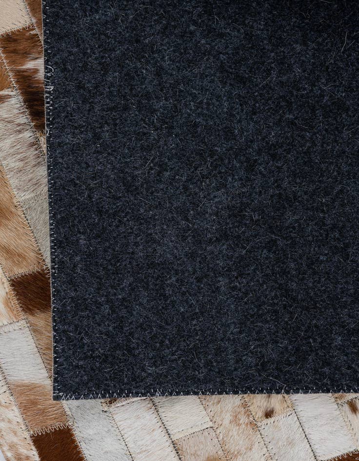 Detail image of  2' x 3' Cowhide Leather Rug