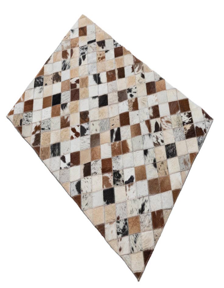 Detail image of  2' x 3' Cowhide Leather Rug