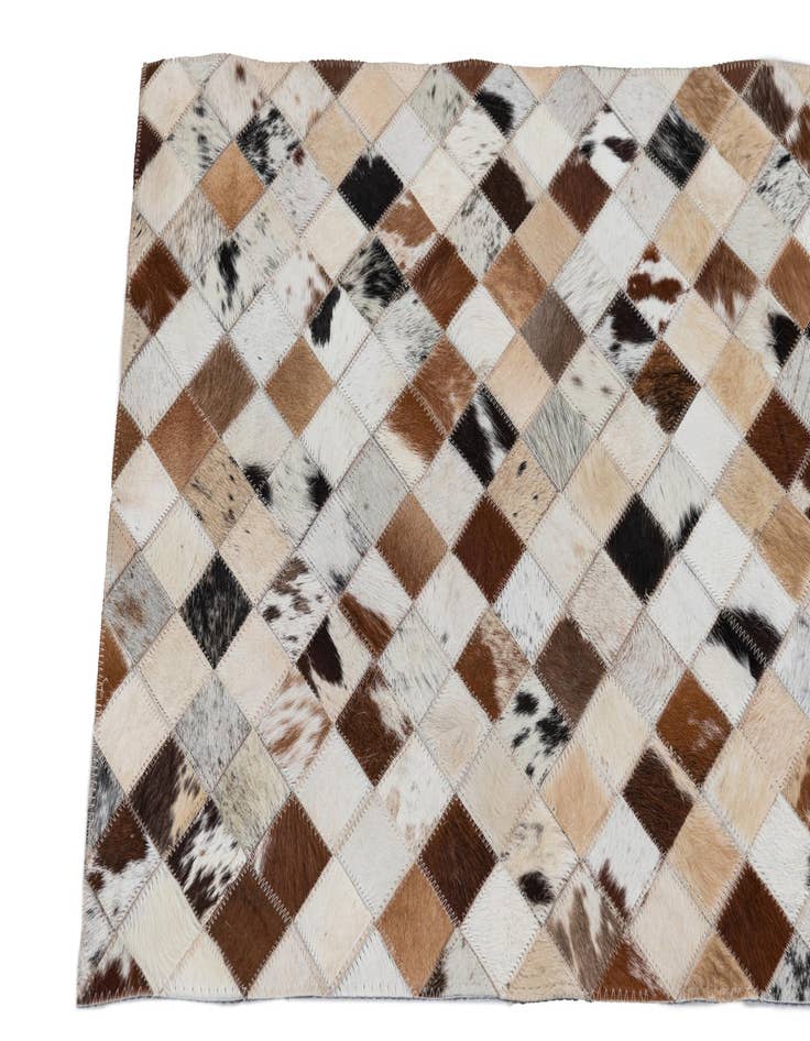 Detail image of  2' x 3' Cowhide Leather Rug