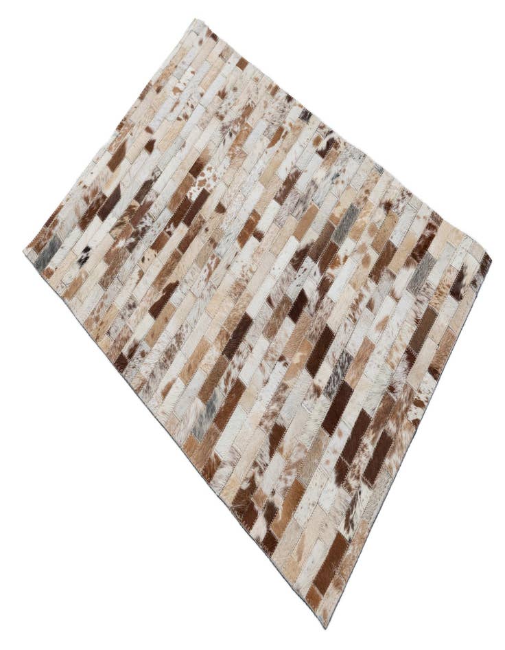 Detail image of  2' x 3' Cowhide Leather Rug