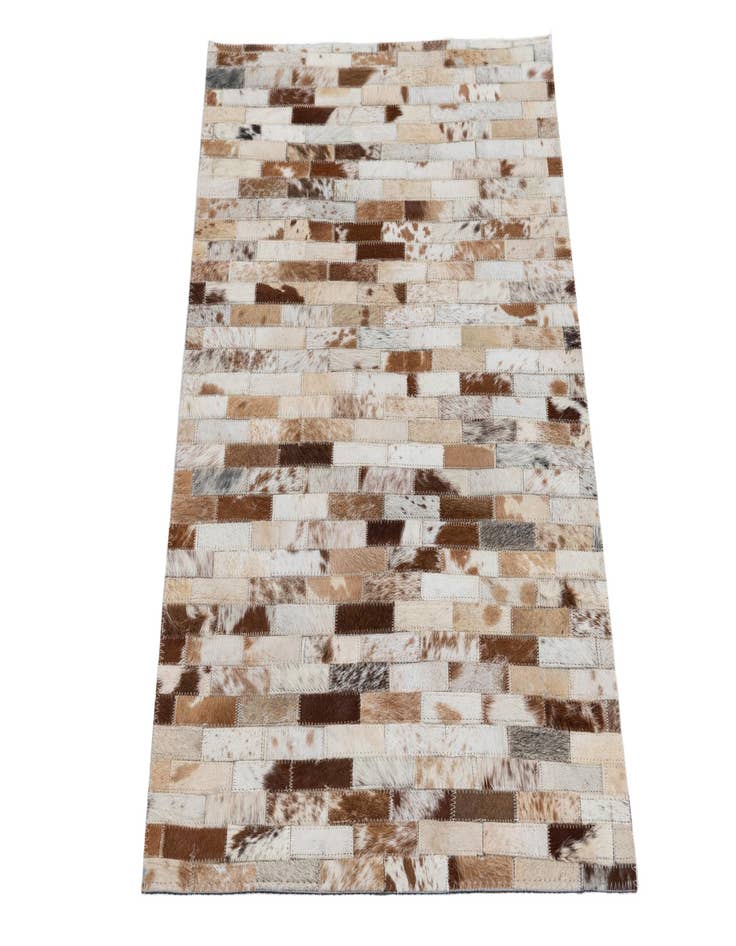 Detail image of  2' x 3' Cowhide Leather Rug