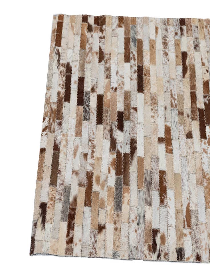 Detail image of  2' x 3' Cowhide Leather Rug