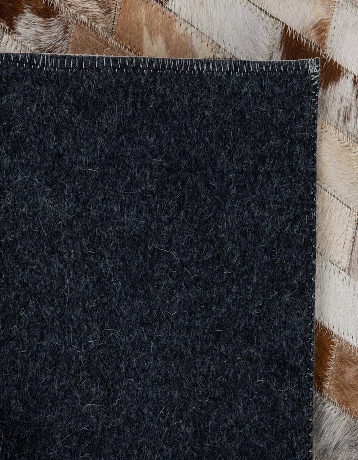 Detail image of  2' x 3' Cowhide Leather Rug