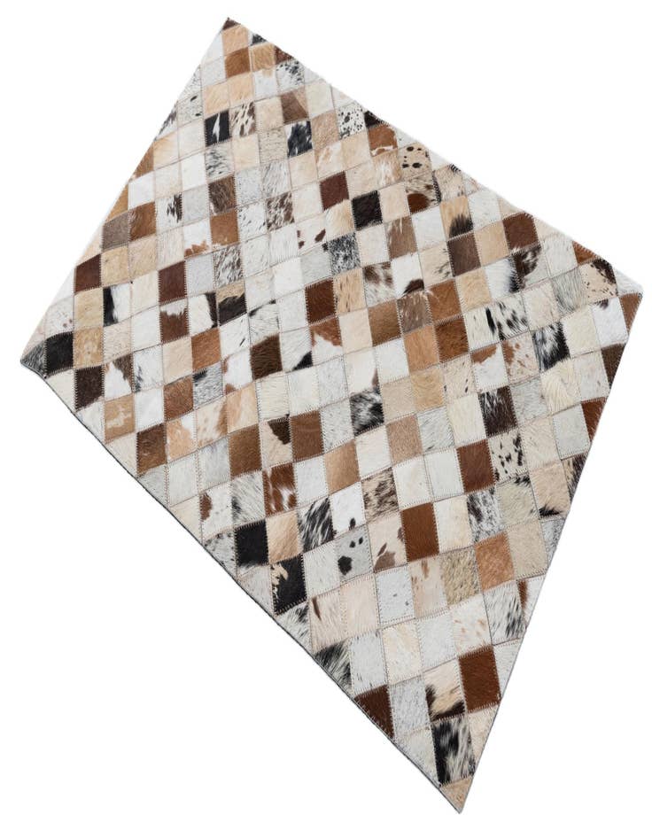 Detail image of  2' x 3' Cowhide Leather Rug