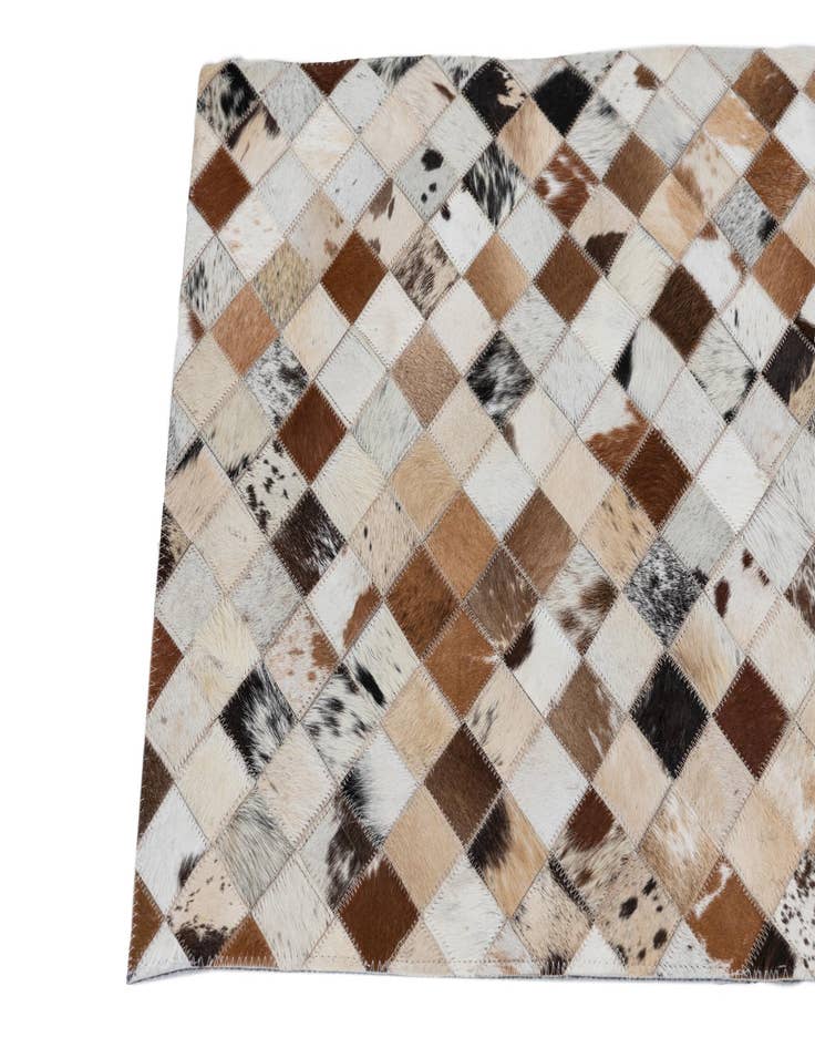 Detail image of  2' x 3' Cowhide Leather Rug