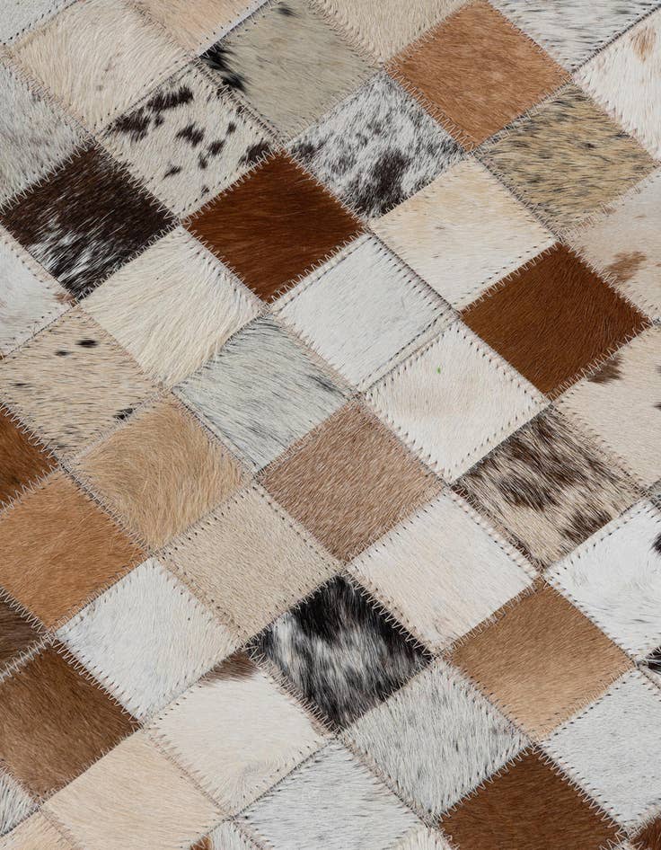 Detail image of  2' x 3' Cowhide Leather Rug