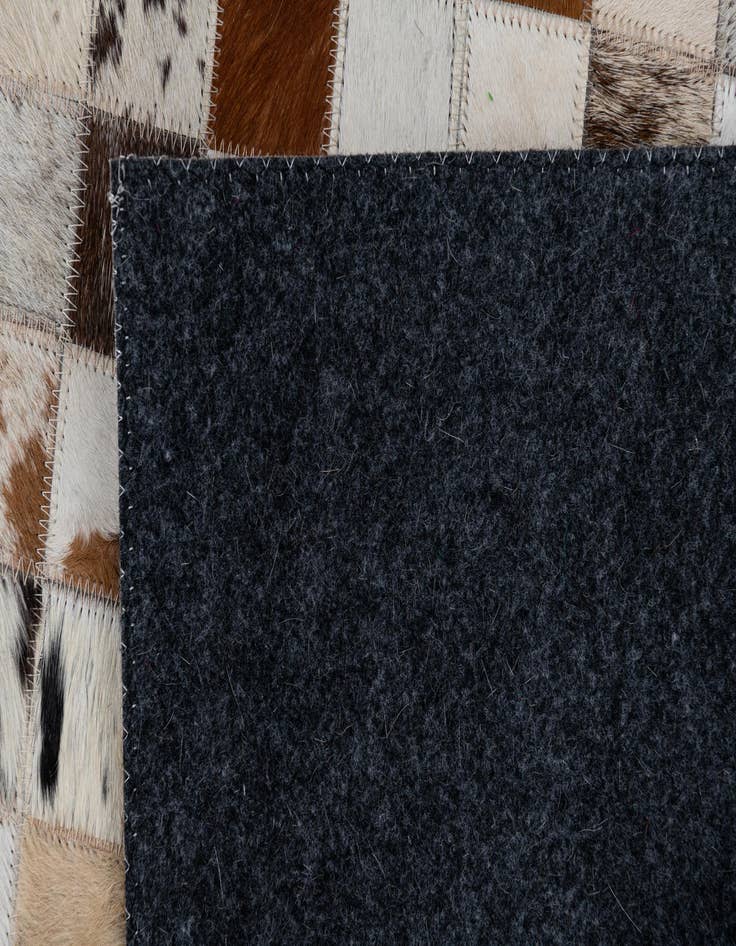 Detail image of  2' x 3' Cowhide Leather Rug