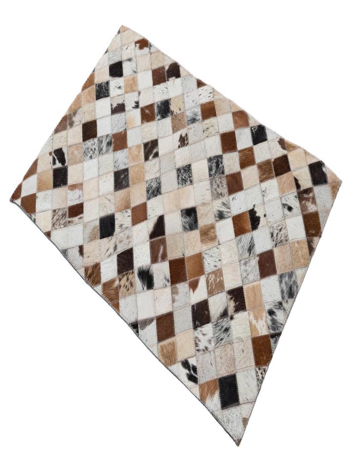 Detail image of  2' x 3' Cowhide Leather Rug