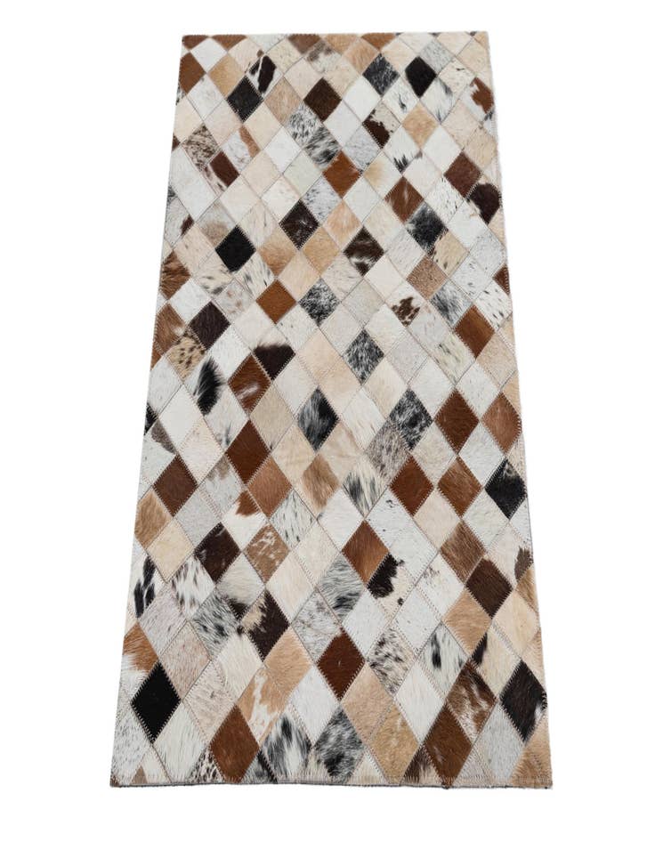 Detail image of  2' x 3' Cowhide Leather Rug