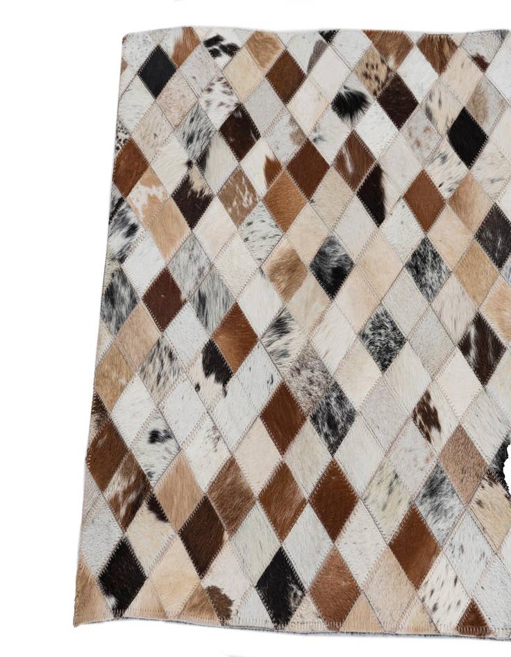 Detail image of  2' x 3' Cowhide Leather Rug