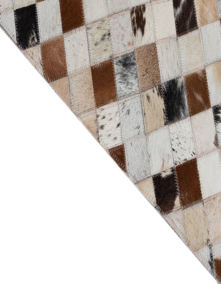 Detail image of  2' x 3' Cowhide Leather Rug