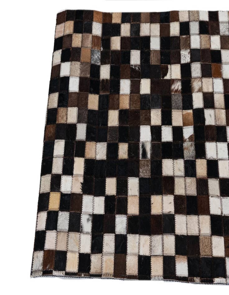 Detail image of  2' x 3' Cowhide Leather Rug