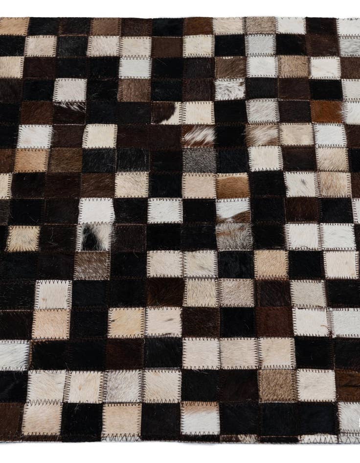 Detail image of  2' x 3' Cowhide Leather Rug