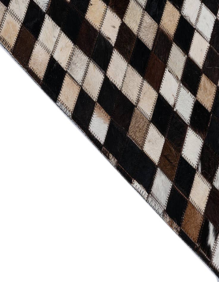 Detail image of  2' x 3' Cowhide Leather Rug