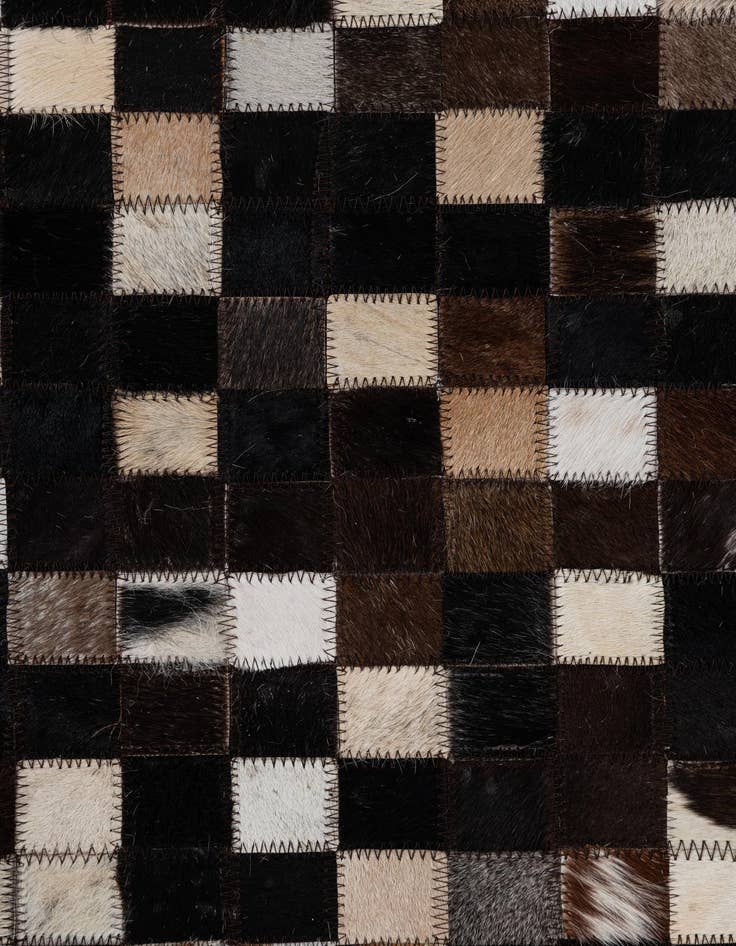 Detail image of  2' x 3' Cowhide Leather Rug