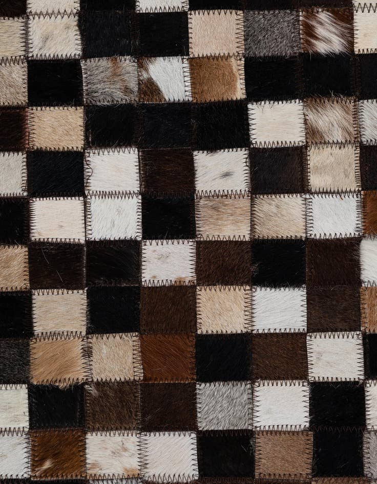Detail image of  2' x 3' Cowhide Leather Rug