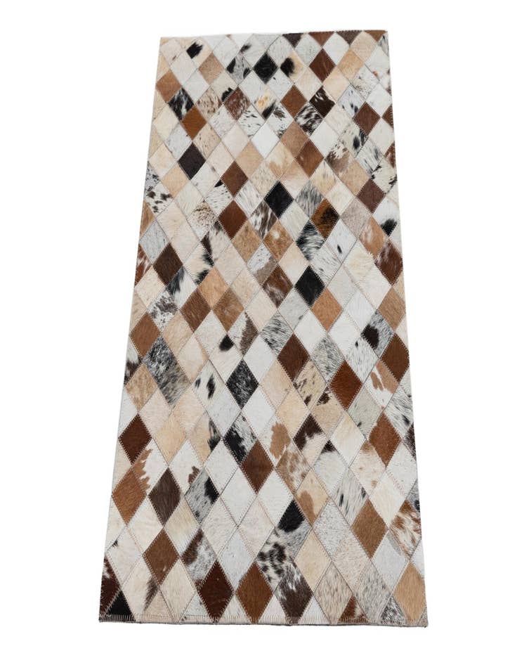 Detail image of  2' x 3' Cowhide Leather Rug