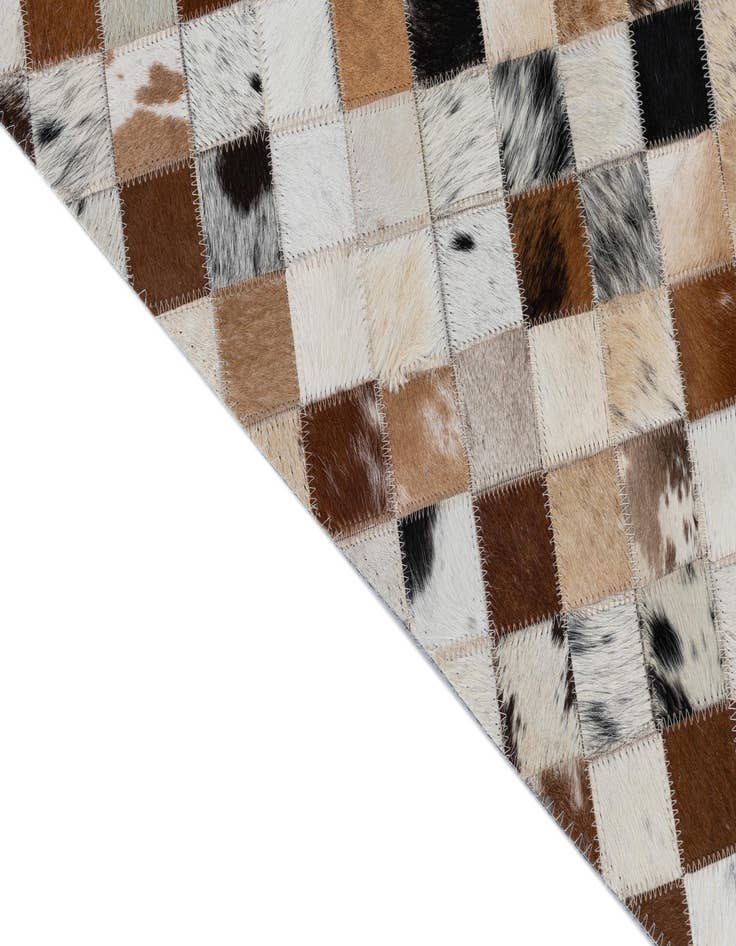 Detail image of  2' x 3' Cowhide Leather Rug