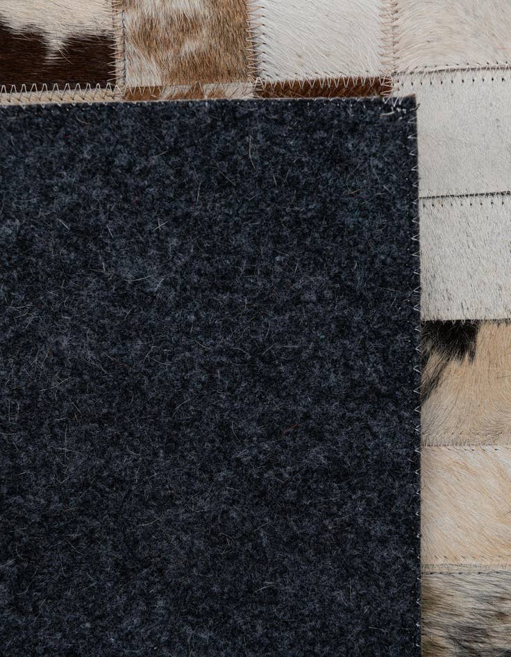 Detail image of  2' x 3' Cowhide Leather Rug