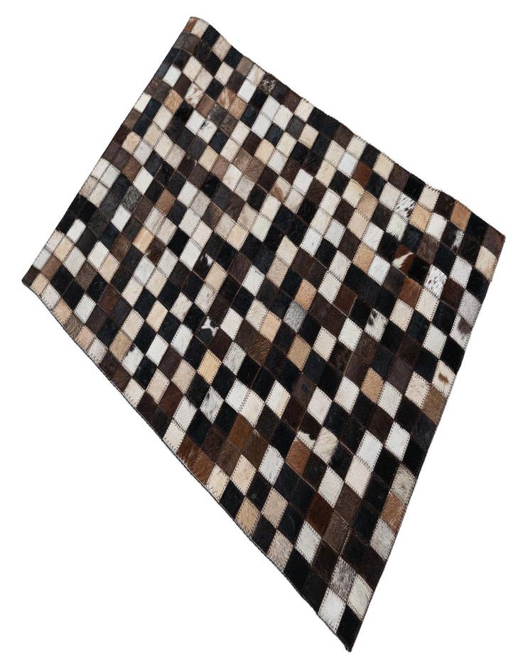 Detail image of  2' x 3' Cowhide Leather Rug