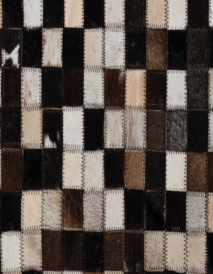 Detail image of  2' x 3' Cowhide Leather Rug
