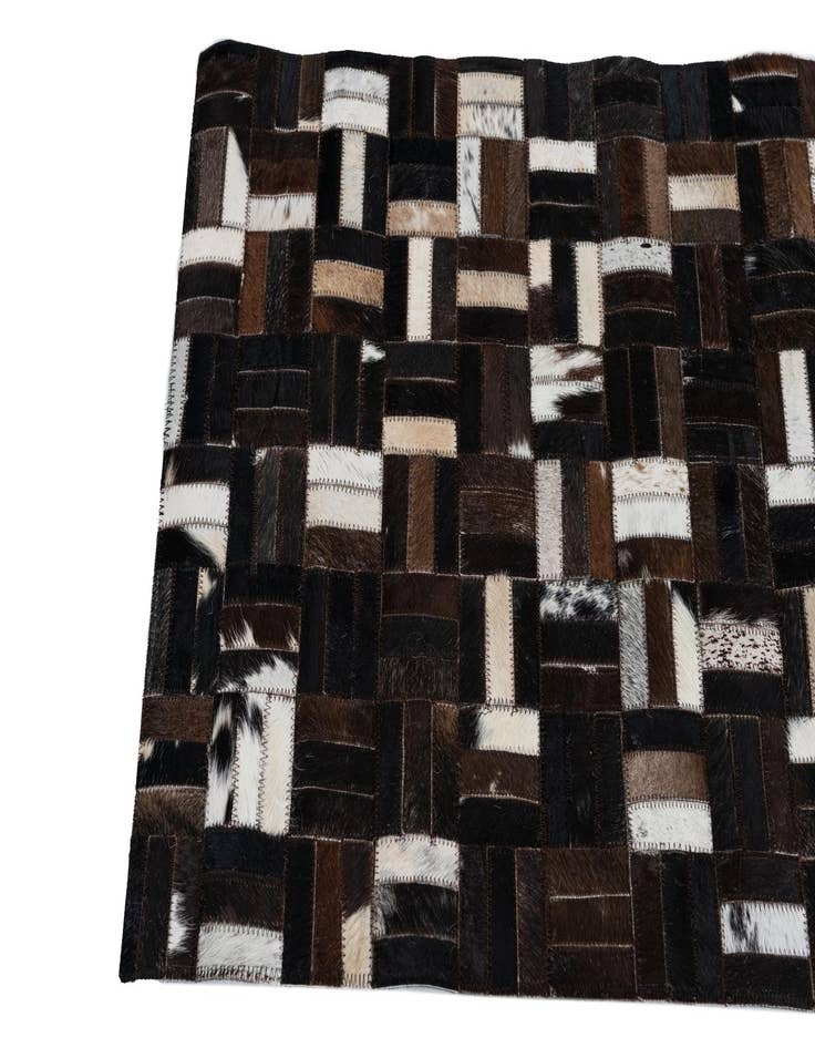 Detail image of  2' x 3' Cowhide Leather Rug