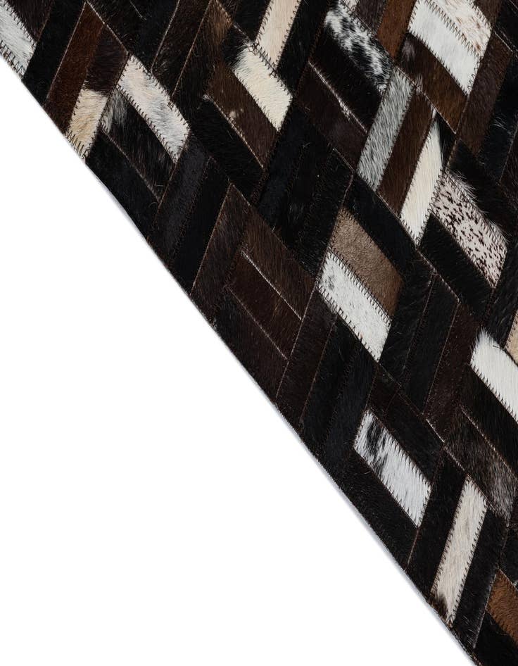 Detail image of  2' x 3' Cowhide Leather Rug