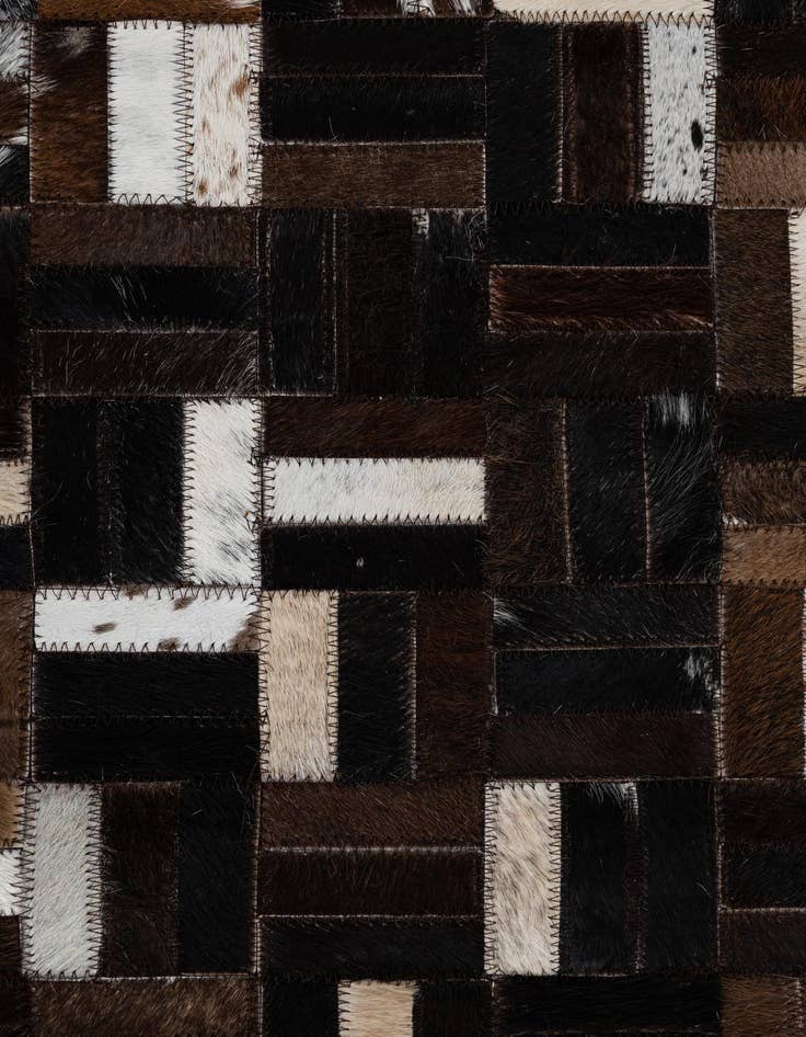 Detail image of  2' x 3' Cowhide Leather Rug