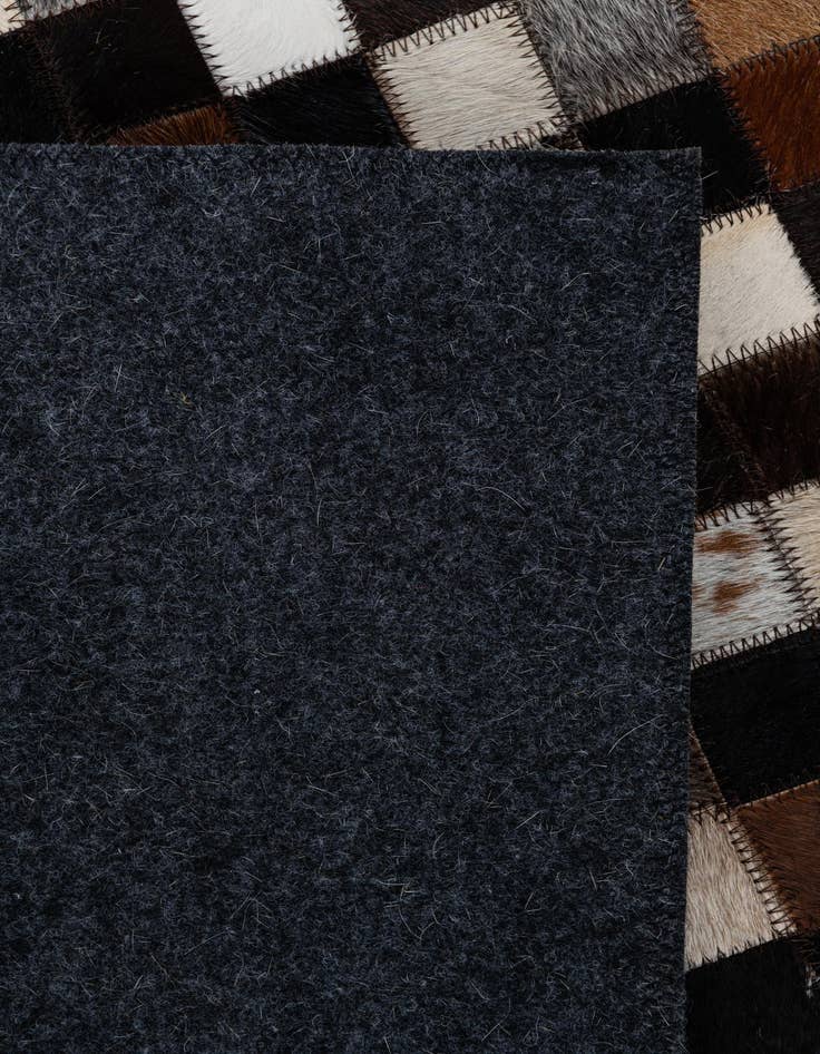 Detail image of  2' 1 x 3' Cowhide Leather Rug