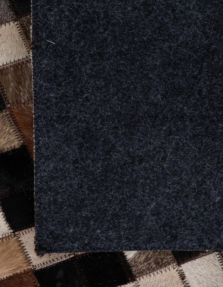 Detail image of  2' x 3' 1 Cowhide Leather Rug