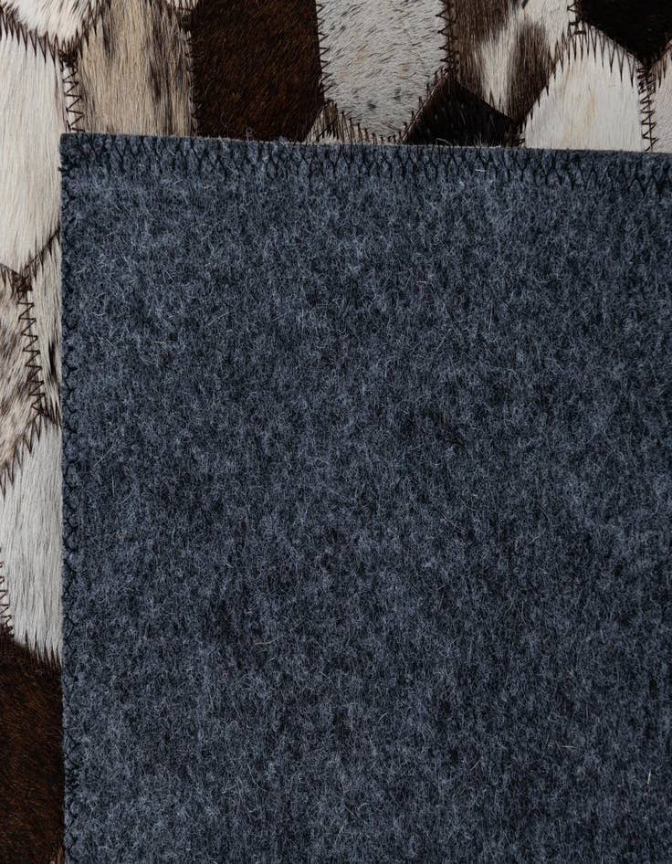 Detail image of  2' x 3' 1 Cowhide Leather Rug