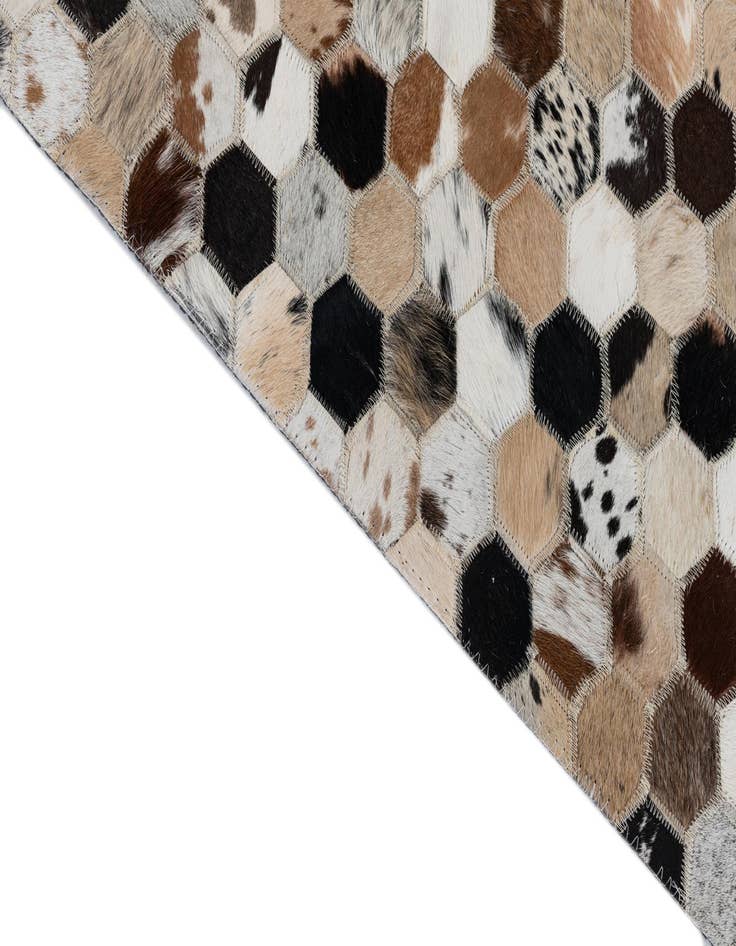 Detail image of  2' x 3' Cowhide Leather Rug