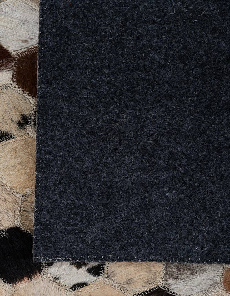 Detail image of  2' x 3' Cowhide Leather Rug