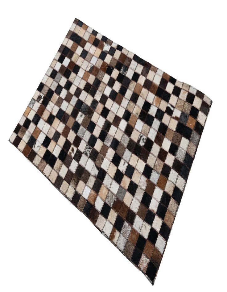 Detail image of  2' x 3' Cowhide Leather Rug
