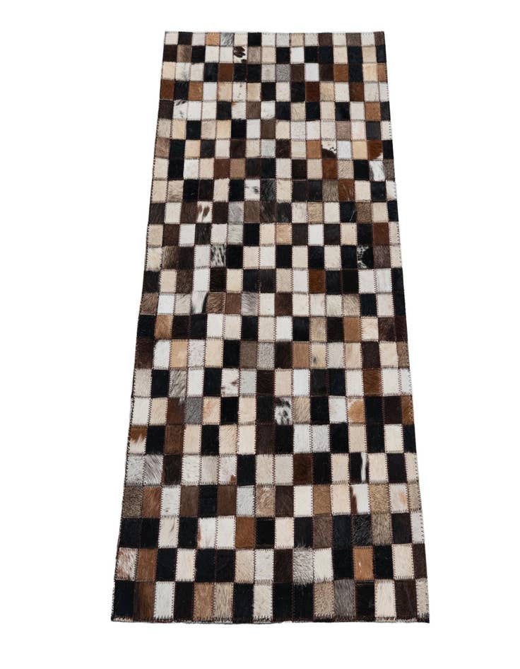 Detail image of  2' x 3' Cowhide Leather Rug