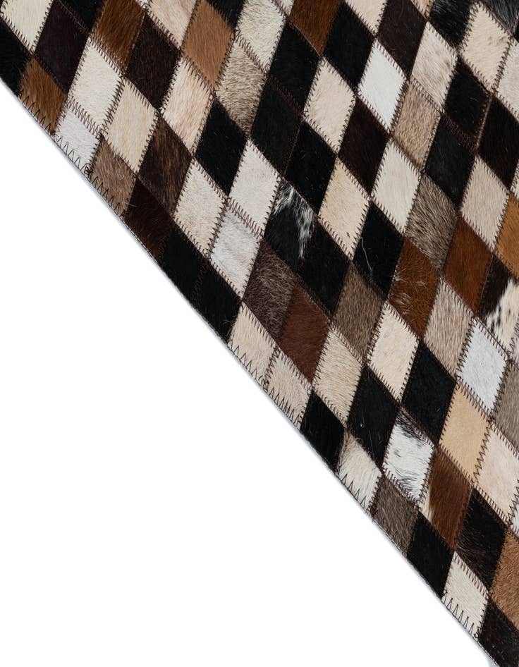 Detail image of  2' x 3' Cowhide Leather Rug